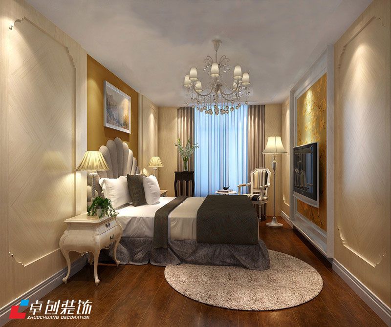 文一名門御府90㎡后歐式風(fēng)格裝修設(shè)計(jì)餐廳效果圖，合肥裝修公司，合肥裝飾公司