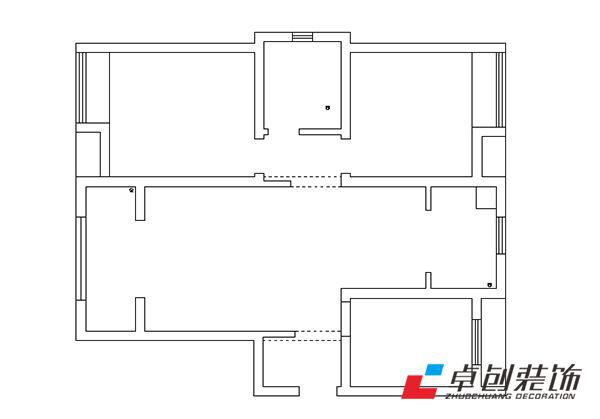禹州翡翠湖郡102平裝修設(shè)計(jì)效果圖