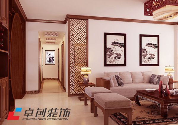 合肥卓創(chuàng)裝修公司支招小戶型如何裝新中式風格